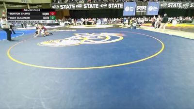Boys 1A 132 lbs Cons. Round 4 - Burton Chavis, Hoquiam vs Jack Glackler, La Center