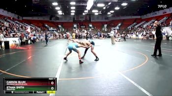 105 lbs Champ. Round 1 - Ethan Smith, Brighton vs Carson Blum, Michigan Grappler RTC