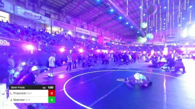 90 lbs Semifinal - Liam Prasnicki, Sniper Wrestling Academy vs Jed Spencer, Slyfox