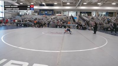 120 lbs Cons. Rd Of 16 - Xavier Jacquez, Betterman Elite Wrestling vs Emmett Decker, Outlaw
