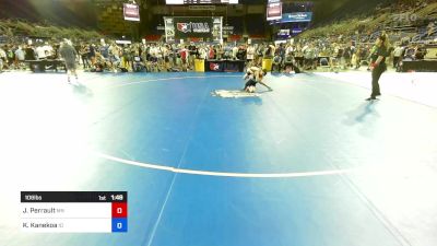 106 lbs Cons 32 #2 - Judah Perrault, MN vs Kian Kanekoa, ID