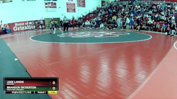 113 lbs Round 3 - Brandon Bickerton, Highland (Medina) vs Jake Landis, Graham