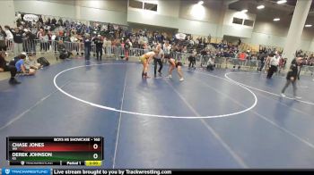 160 lbs Champ. Round 2 - Derek Johnson, KS vs Chase Jones, WA