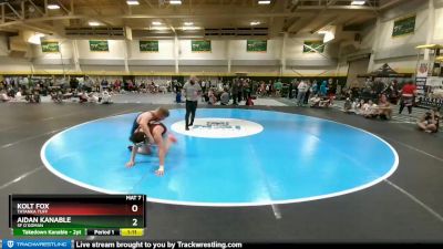 182 lbs Quarterfinal - Aidan Kanable, SF O`Goman vs Kolt Fox, Tatanka Tuff