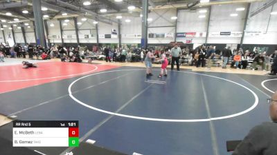 Rr Rnd 5 - Eric McBeth, Lebanon Mat Club vs Benjamin Gomez, Takedown Express W/C