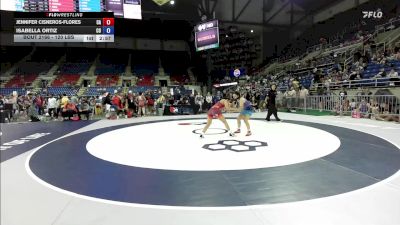 120 lbs Cons. Sub-rd Of 32 - Jennifer Cisneros-Flores, CA vs Isabella Ortiz, CO