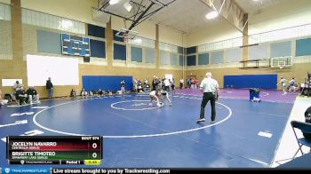 100lbs Cons. Round 3 - Brigitte Timoteo, Spanaway Lake (Girls) vs Jocelyn Navarro, Centralia (Girls)