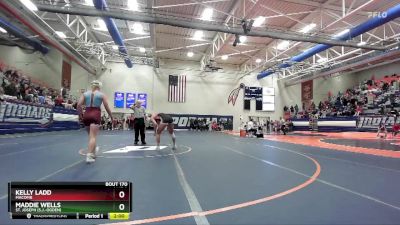 140 lbs Quarterfinal - Kelly Ladd, Macomb vs MADDIE WELLS, St. Joseph (S.J.-Ogden)