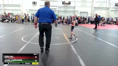 48 lbs Round 1 (4 Team) - Ezra Hill, Ohio Gold 10K vs Kaden Harbarger, Roughhouse