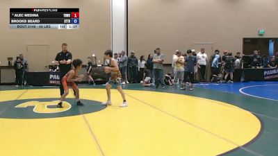88 lbs Cons. Sub-semis - Alec Medina, The Hunt Wrestling Club vs Brooks Beard, Steller Trained