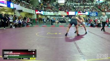 AA - 285 lbs 3rd Place Match - Maxx Lee, Billings Senior High School vs Kade Schleeman, Butte