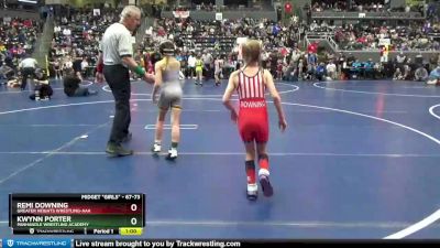 67-73 lbs Round 2 - Kwynn Porter, Panhandle Wrestling Academy vs Remi Downing, Greater Heights Wrestling-AAA