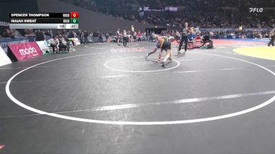 6A Boys 157 lbs Cons. Round 2 - Isaiah Sweat, Grant Boys vs Spencer Thompson, Roosevelt Boys