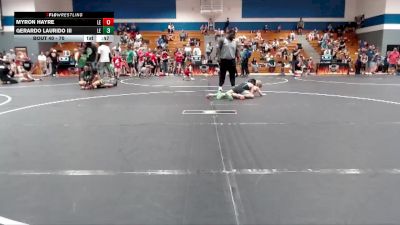 70 lbs Cons. Round 2 - Gerardo Laurido Iii, Reverence Wrestling Club vs Myron Hayre, Legacy Elite Wrestling Club