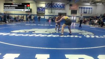 215 lbs Quarterfinals (8 Team) - Gavin Deperro, St. Martin High School vs Stephen Tannehill, Oak Grove HS