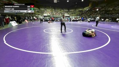 128 lbs Consi Of 16 #2 - Brandon Gamino, Sanger vs Freddy Lee, Shafter