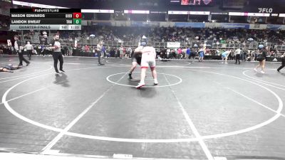 288 lbs Quarterfinal - Mason Edwards, Guerilla vs Landon Sweat, Trailblazer WC