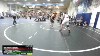 285 lbs 5th Place Match - Leonardo Battulga, South Torrance vs Jonathan Letona, Mayfair