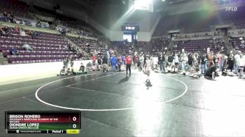 84 lbs Quarterfinal - Brison Romero, Goldman`s Wrestling Academy Of The Rockies vs Diondre Lopez, Duran Wrestling Club