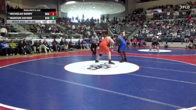 6A 285 lbs Quarterfinal - Marcus Haynes, North Little Rock High School vs Nicholas Barry, Rogers Heritage High School