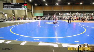 58 lbs Consi Of 16 #2 - Enzo Zaragoza, Cloverdale vs Noah Choi, Rancho Bernardo Wrestling Club (RBWC)