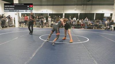 136 lbs Round Of 16 - Justin Wildy, MD vs Ryan Mertz, NJ