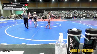 73 lbs Round Of 32 - Matthew Campos, Red Wave Wrestling vs Colton Lantz, Middleton Wrestling Club