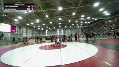 100 lbs Cons. Semis - Matthew Hall, Whatcom Wrestling Academy vs Nathan Muma, NWWC