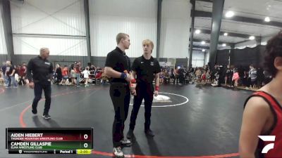 70 lbs Round 2 - Aiden Hiebert, Thunder Mountain Wrestling Club vs Camden Gillaspie, Elma Wrestling Club