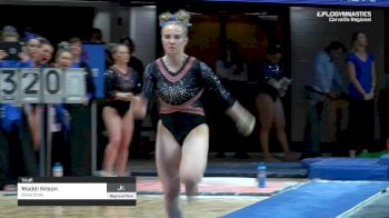 Maddi Nilson - Vault, Boise State - 2019 NCAA Gymnastics Regional Championships - Oregon State