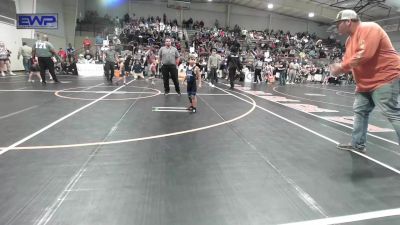 52 lbs Quarterfinal - Vincent Butcher, Tulsa Blue T Panthers vs Maddox Reed, Pin-King All Stars