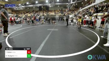 96-100 lbs Rr Rnd 3 - Tyce Baker, Midwest City Bombers Youth Wrestling Club vs Ayden Rodgers, Standfast OKC