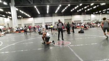 190 lbs Round 1 (4 Team) - Akeem Mitchell, Top Rank Hawks Wrestling vs Javon Roker, Fuller Wrestling Center