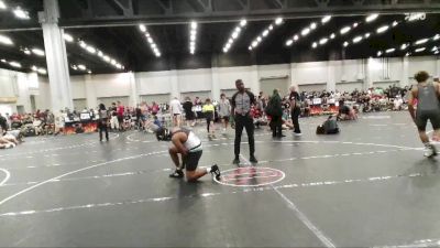 190 lbs Round 1 (4 Team) - Akeem Mitchell, Top Rank Hawks Wrestling vs Javon Roker, Fuller Wrestling Center