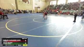 184 Boys Champ. Round 2 - Petar Bojicic, La Costa Canyon vs Marlon Alexander Sanchez, Calexico