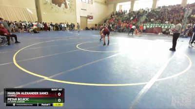 184 Boys Champ. Round 2 - Petar Bojicic, La Costa Canyon vs Marlon Alexander Sanchez, Calexico