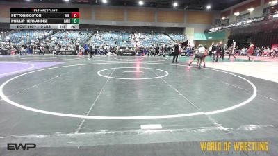 115 lbs Consi Of 4 - Peyton Boston, Van Buren Matdawgs vs Phillip Hernandez, Darkhorse