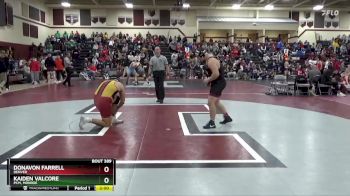 215 lbs Round 2 - Donavon Farrell, Denver vs Kaiden Valcore, PCM, Monroe