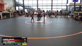 N-1 lbs Round 3 - Lydia Versendaal, Grinnell Mat Club vs Aubree Carlisle, Empire Academy