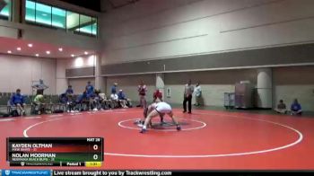 182 lbs Round 1 (10 Team) - Nolan Moorman, Nebraska Beach Bums vs Kayden Oltman, MXW White