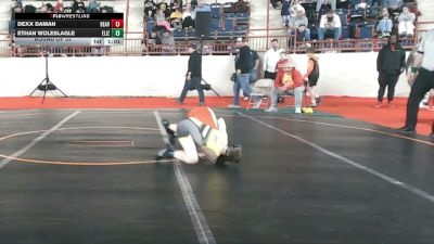 80_B lbs Round Of 32 - Dexx Daman, Beaver vs Ethan Woleslagle, Elizabeth-Forward