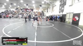 175 lbs Cons. Round 5 - Grickore Danelyan, Hoover vs Brando MosQueda, Servite