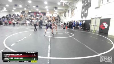 175 lbs Cons. Round 5 - Grickore Danelyan, Hoover vs Brando MosQueda, Servite