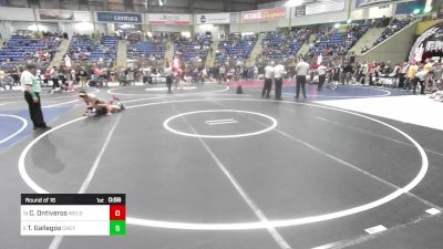 135 lbs Round Of 16 - Cristiano Ontiveros, Weld Central vs Truce Gallegos, Cheyenne Mountain