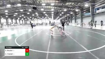 126 lbs 7th Place - Gavin Bauder, CA vs Chase Frameli, PA