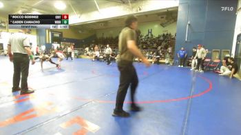 144 lbs Semifinal - Rocco Godinez, Centennial (Corona) vs Caden Camacho, Woodbridge