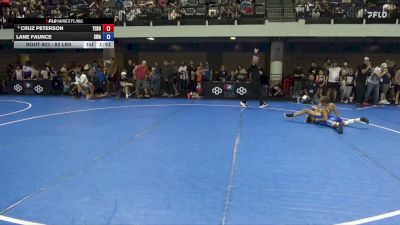 82 lbs Champ. Rd Of 16 - Cruz Peterson, Team Donahoe vs Lane Faunce, Slyfox Wrestling Academy
