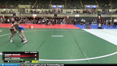 85 lbs Cons. Round 3 - Wyatt Schramm, Sarbacker Wrestling Academy vs Tanner Henzler, Hudson