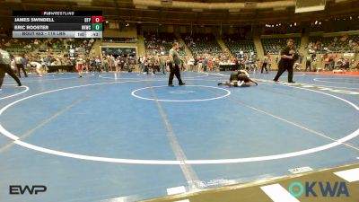 119 lbs Consi Of 8 #1 - James Swindell, Tulsa Blue T Panthers vs Eric Rooster, Henryetta Knights Wrestling Club