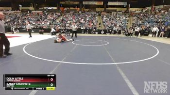 5A-144 lbs Cons. Semi - Bailey Steinmetz, Newton vs Colin Little, Topeka-Seaman